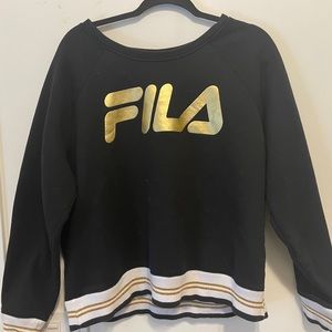 SOLD Women’s Black FILA Sweatshirt -Plus
